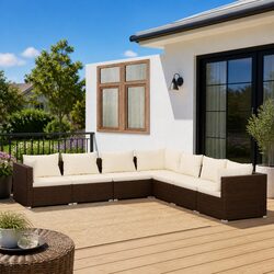 Comfort and Value with the 7 Piece Garden Lounge Set