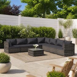 Value and Comfort with 8 Piece Garden Lounge Set