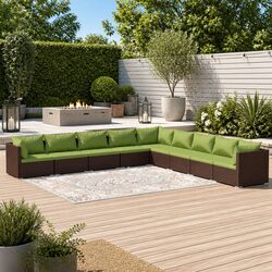 Comfort and Value of 9 Piece Garden Lounge Set