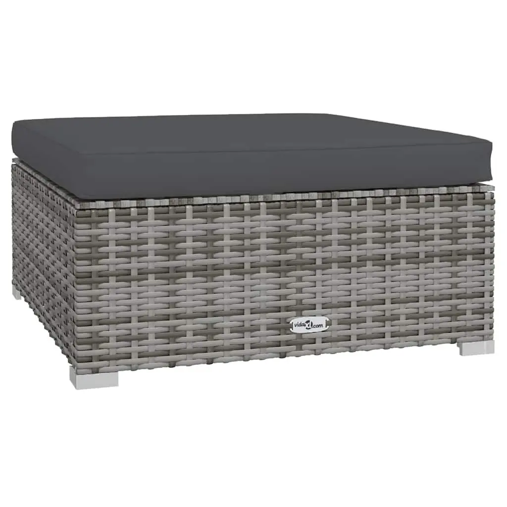 6 Piece Garden Lounge Set Outdoor Patio Furniture Modular Grey