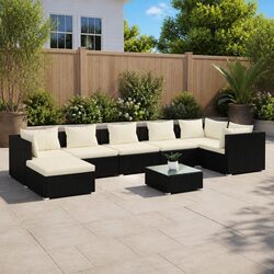 Comfortable 8 Piece Outdoor Lounge Set, Great Value