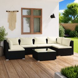 Comfort and Value in a 7 Piece Garden Lounge Set