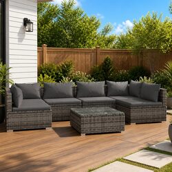 7-Piece Outdoor Lounge Set: Comfort and Value Combined
