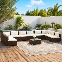 Quality 11-Piece Garden Lounge Set for Your Patio