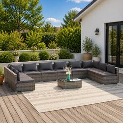 Comfortable and Durable 11-Piece Outdoor Lounge Set