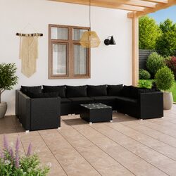 Practical and Reliable 10-Piece Outdoor Lounge Set