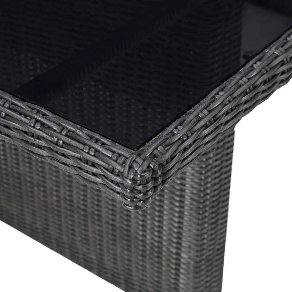 Black Dining Table for Outdoor Use