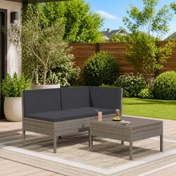 Comfort Meets Value in Our 3-Piece Garden Lounge Set