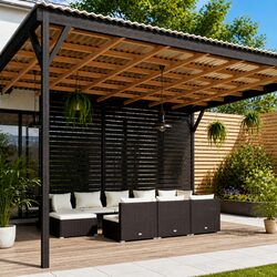 Reliable 10-Piece Lounge Set for Outdoor Enjoyment