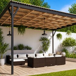 Comfortable and Versatile 10-Piece Garden Lounge Set