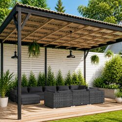 Comfort and Value with 10 Piece Garden Lounge Set