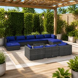 11 Piece Outdoor Lounge Set: Practical Comfort and Durability