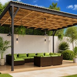 Practical 9-Piece Outdoor Lounge Set for Everyday Use