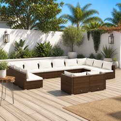 Comfortable 12 Piece Garden Lounge Set for Quality Relaxation