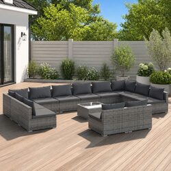 Comfortable 13 Piece Garden Lounge Set for Every Space