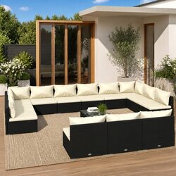 Comfortable and Practical 14-Piece Lounge Set for Outdoors