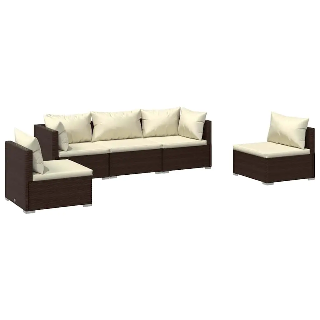 5-Piece Garden Lounge Set for Outdoor Relaxation