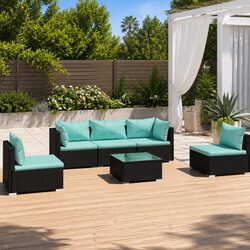Comfort Meets Value: 6 Piece Garden Lounge Set