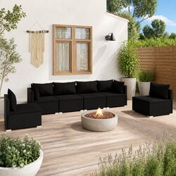 Reliable 6-Piece Outdoor Lounge Set with Comfort in Mind