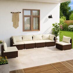 Value-Driven 6-Piece Garden Lounge Set for Relaxation
