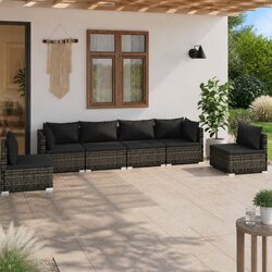 Comfortable and Value-Packed 6-Piece Garden Lounge Set