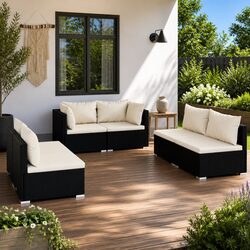 Comfortable and Durable 6-Piece Garden Lounge Set