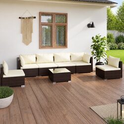 Comfortable and Stylish 7-Piece Garden Lounge Set