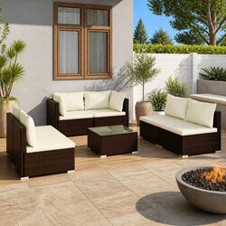 Comfortable and Valuable 7 Piece Outdoor Lounge Set