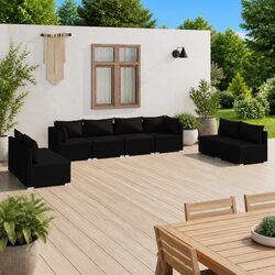 Value-Focused 8-Piece Outdoor Lounge Set for Comfort