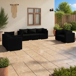 Quality Garden Lounge Set: 7 Pieces of Practical Design