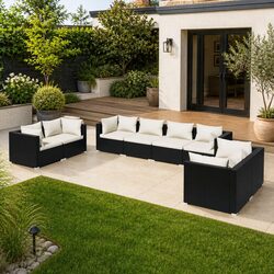 Reliable 8-Piece Outdoor Lounge Set for Your Patio