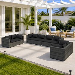Reliable 8-Piece Garden Lounge Set with Great Value