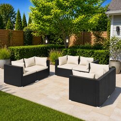 Comfortable and Durable 6 Piece Garden Lounge Set