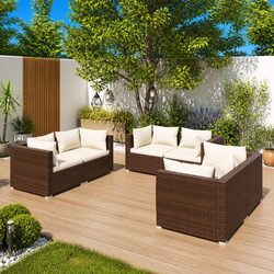 Comfortable and Practical 6 Piece Outdoor Lounge Set