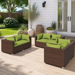 Comfortable and Practical 6 Piece Garden Lounge Set