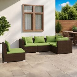 Comfortable and Value-Driven 5-Piece Garden Lounge Set