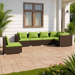 Reliable 6-Piece Garden Lounge Set for Comfort and Style