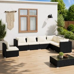 Comfortable 7 Piece Garden Lounge Set for Relaxation