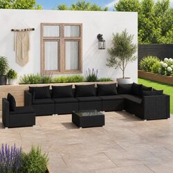 Reliable 9-Piece Outdoor Lounge Set with Premium Features