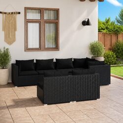 Reliable 7 Piece Garden Lounge Set with Comfort