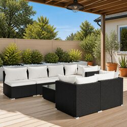 Comfortable and Reliable 8 Piece Modular Lounge Set