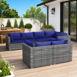 Comfortable and Value-Driven 7 Piece Garden Lounge Set
