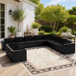 Comfortable and Reliable 10-Piece Outdoor Lounge Set