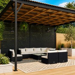 Comfortable and Reliable 9 Piece Garden Lounge Set