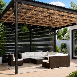 Comfort and Value in a 10-Piece Garden Lounge Set