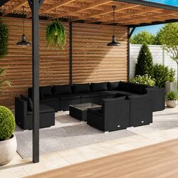 Reliable 11-Piece Garden Lounge Set for Outdoor Comfort