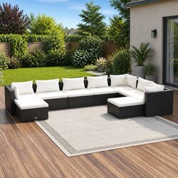 9-Piece Garden Lounge Set: Value and Practicality Combined