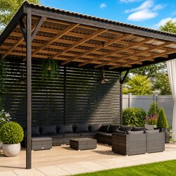 Comfortable 12-Piece Lounge Set for Outdoor Enjoyment