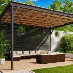 Reliable 12-Piece Garden Lounge Set for Outdoor Relaxation