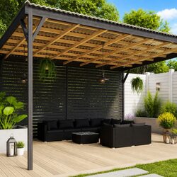 Comfortable 9-Piece Lounge Set for Your Outdoor Space